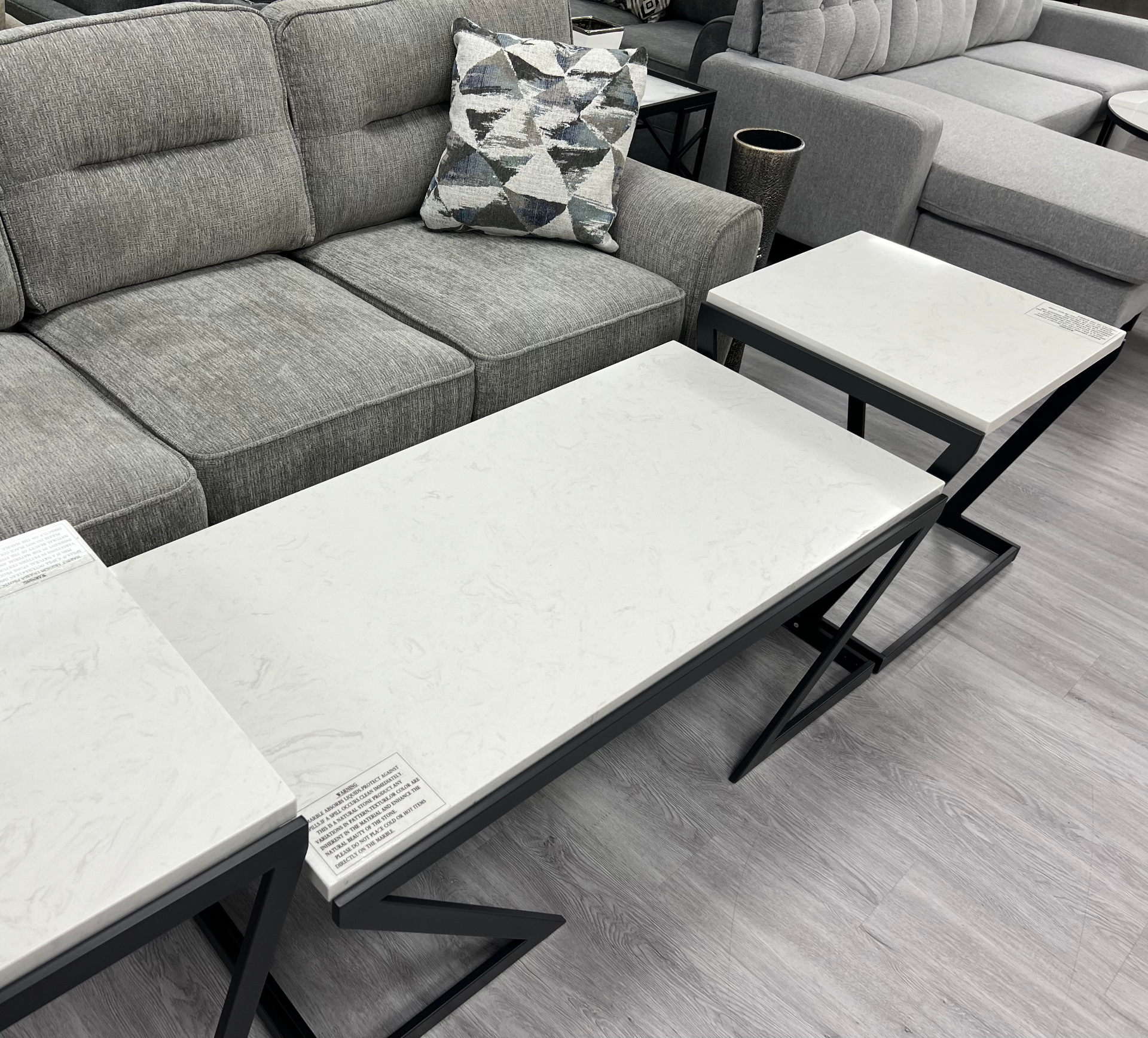 Onyx Quartz Living Set